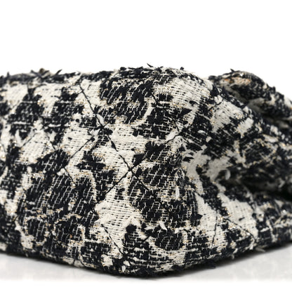 Chanel Tweed Camellia Quilted 2.55 Reissue 226 Flap Ecru 9 of 10