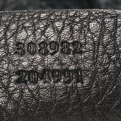 Gucci Pebbled Calfskin Medium Soho Chain Shoulder Bag Black 7 of 8