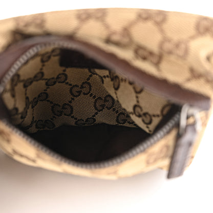 Gucci GG Monogram Double Pocket Belt Bag Dark Brown 7 of 12