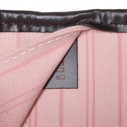 Louis Vuitton Damier Ebene Neo Neverfull MM Rose Ballerine 9 of 9