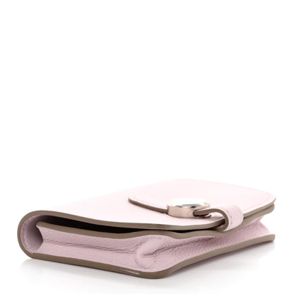 Hermes Evercolor Dogon Card Case Mauve Pale 4 of 8