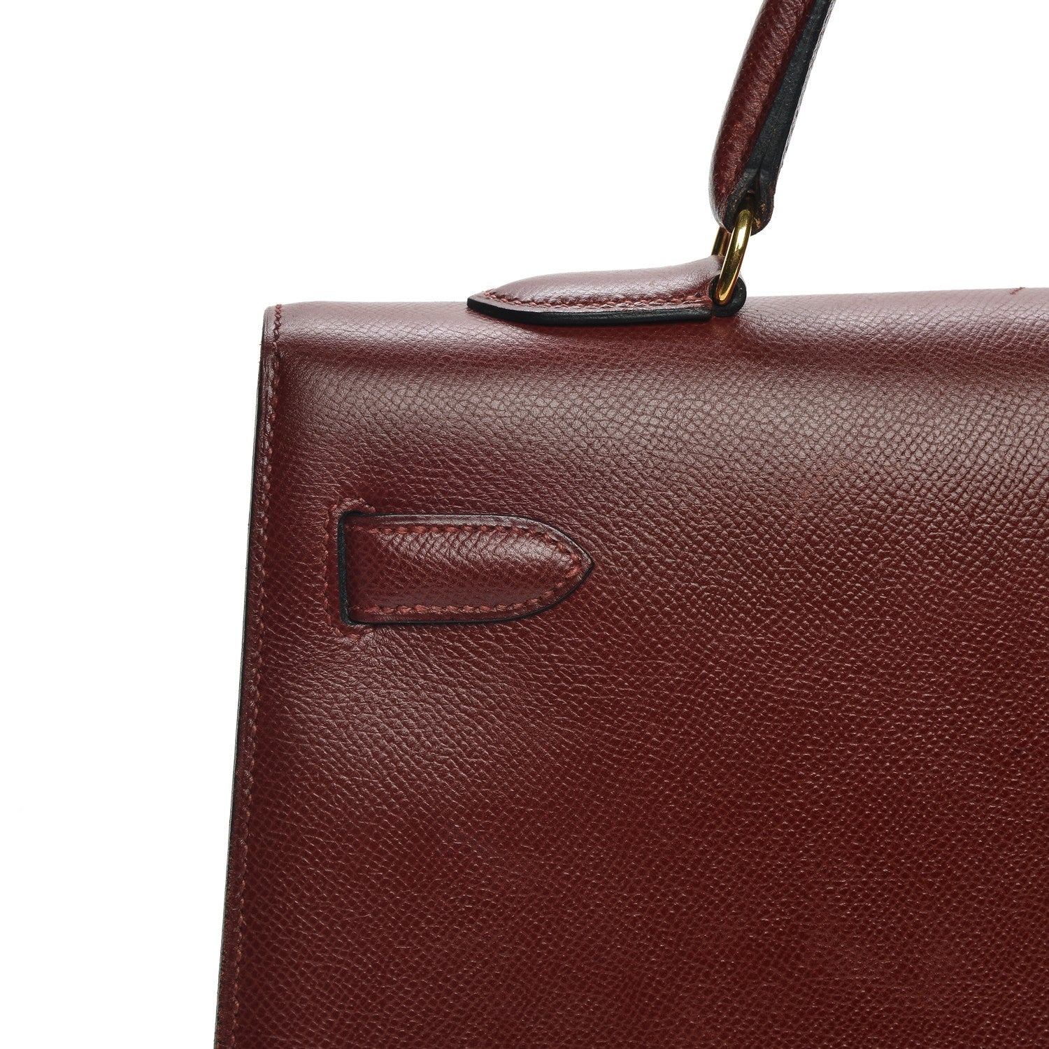 Hermes Courchevel Kelly Sellier 35 Rouge H 11 of 27