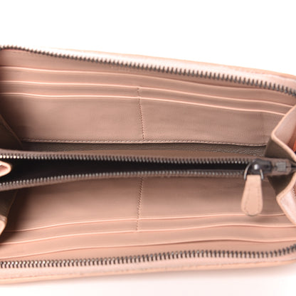 Bottega Veneta Nappa Intrecciato Zip Around Wallet Flamingo 5 of 20