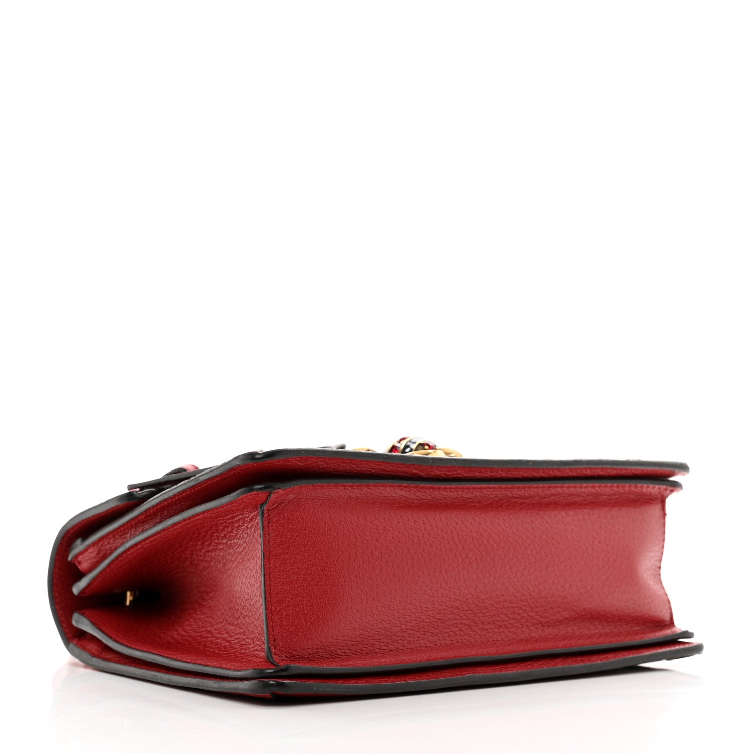 Gucci GG Supreme Monogram Small Queen Margaret Top Handle Bag Red 4 of 11