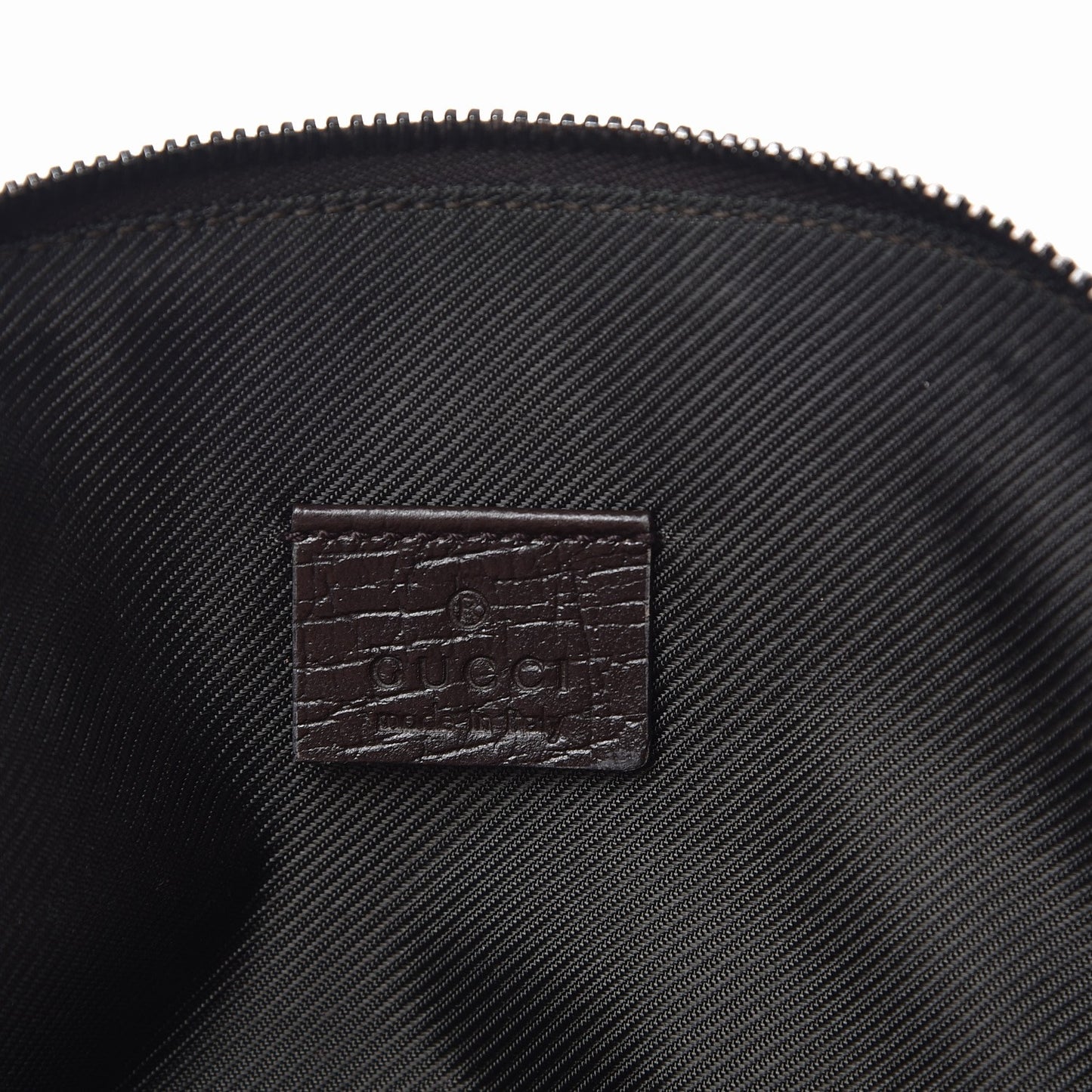 Coated Canvas Monogram Cosmetic Case Dark Brown