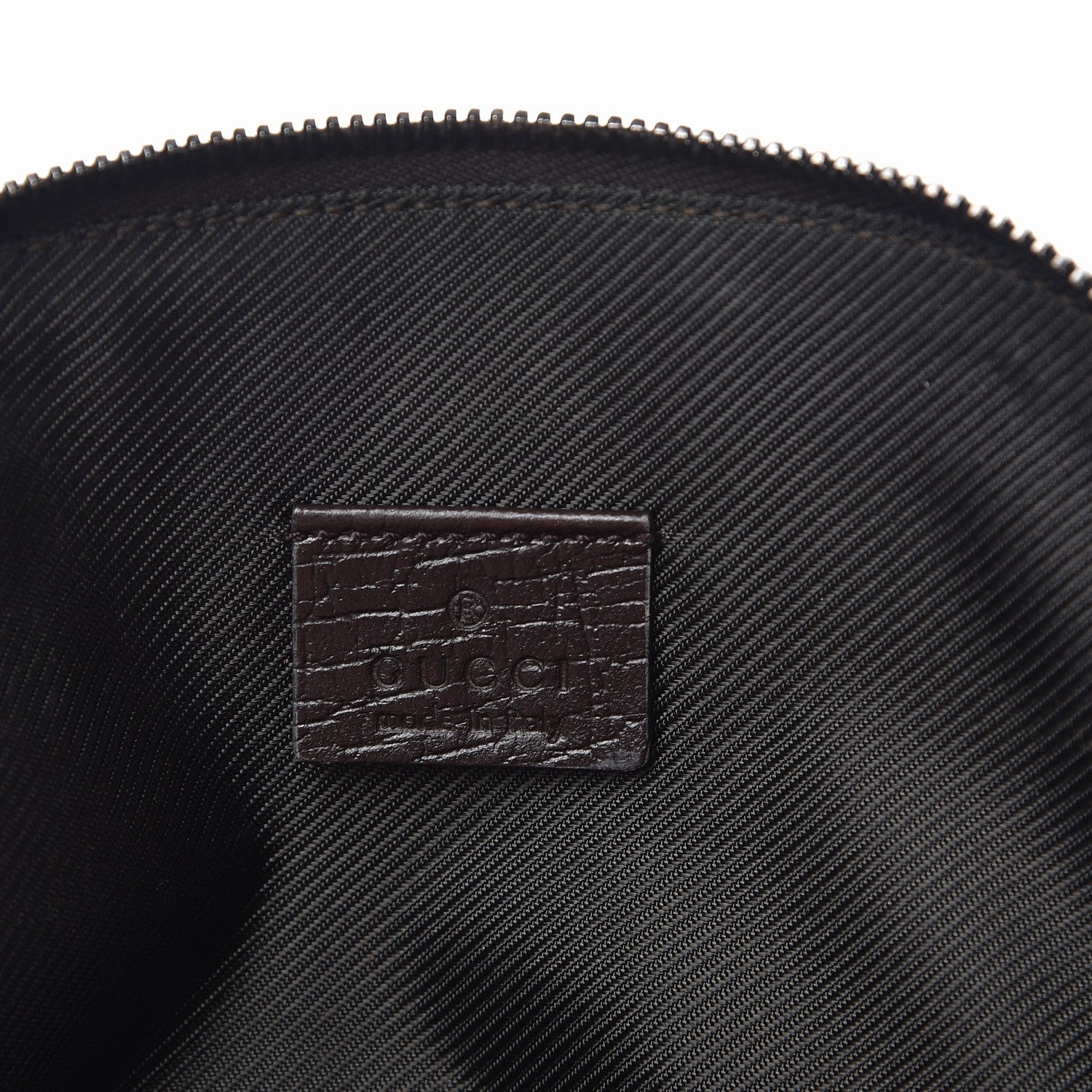 Gucci Coated Canvas Monogram Cosmetic Case Dark Brown 6 of 9