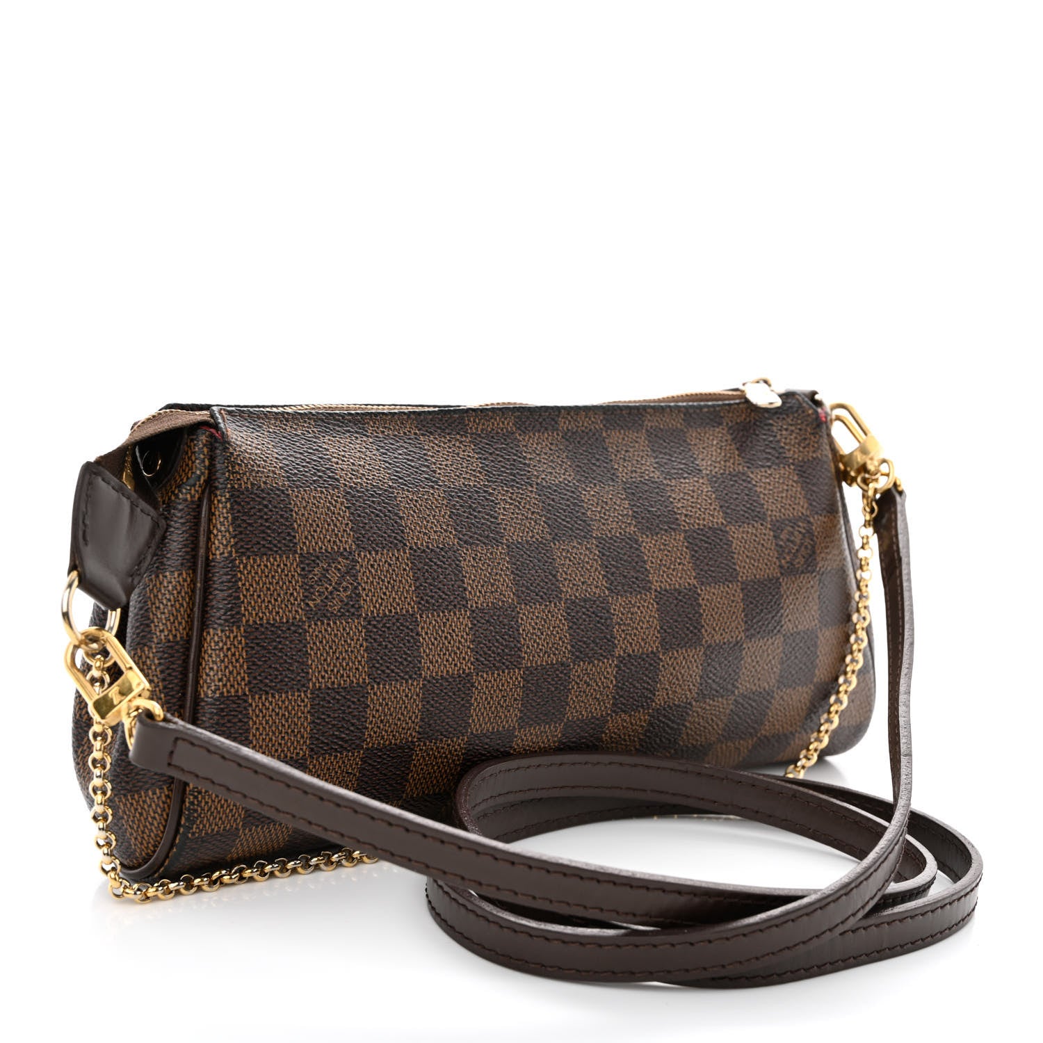 Louis Vuitton Damier Ebene Eva Clutch 3 of 12
