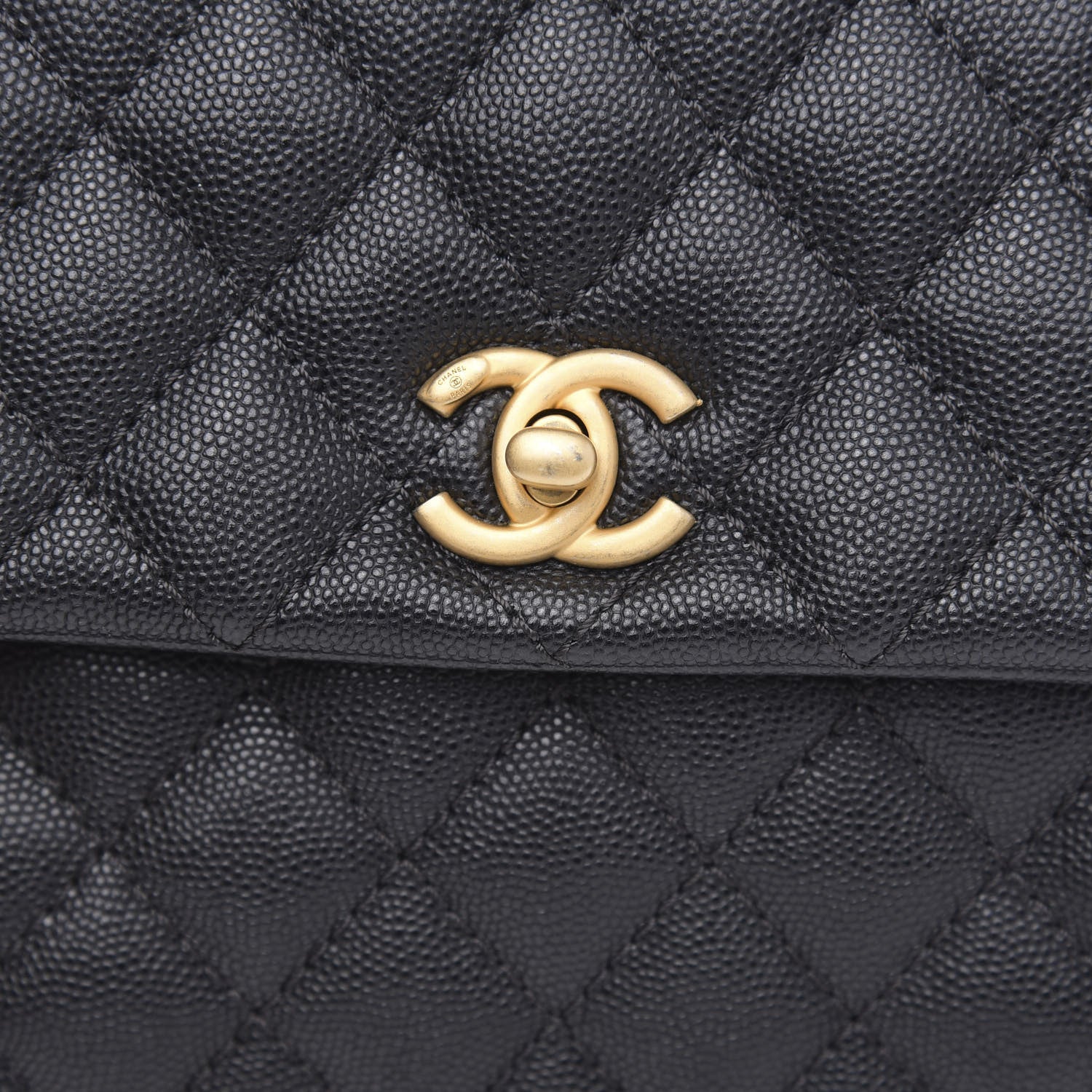Chanel Caviar Quilted Mini Coco Handle Flap Black 8 of 11