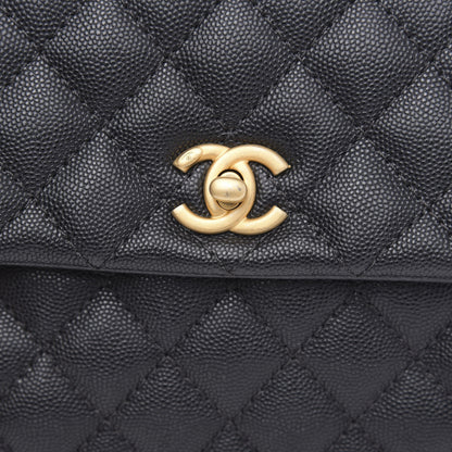 Chanel Caviar Quilted Mini Coco Handle Flap Black 8 of 11