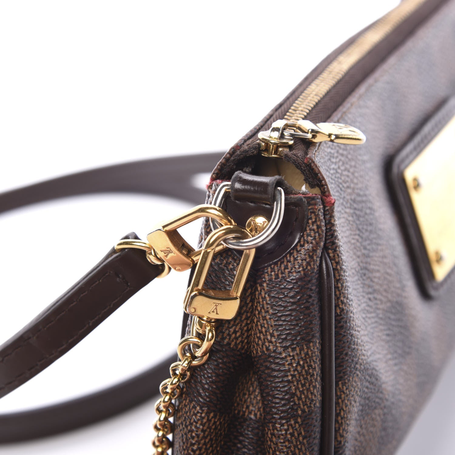 Louis Vuitton Damier Ebene Eva Clutch 12 of 14