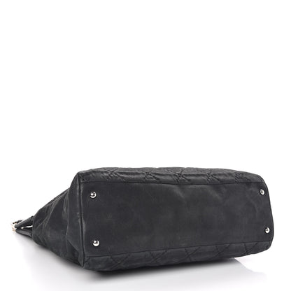 Chanel Iridescent Calfskin Large Sea Hit North South Tote Black 4 of 11