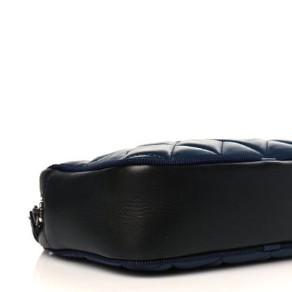 Chanel Calfskin Quilted Small Ballerine Camera Case Dark Blue 7 of 8