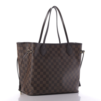 Louis Vuitton Damier Ebene Neo Neverfull MM Rose Ballerine 3 of 11