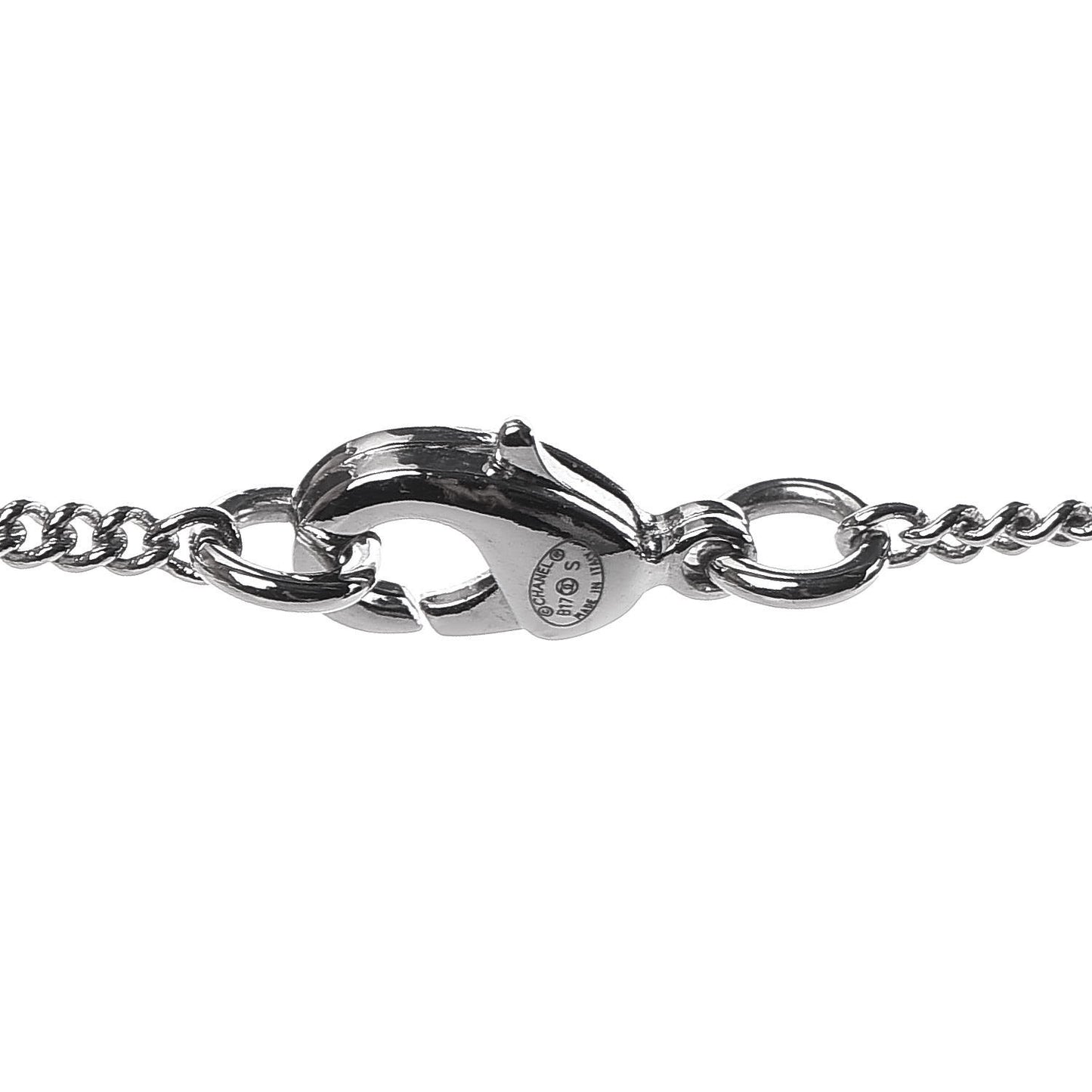 Crystal Strass Necklace Silver