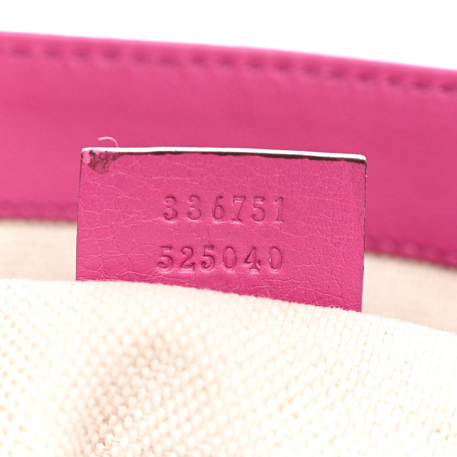 Gucci Patent Small Soho Shoulder Bag Bright Bougainvillea 6 of 10
