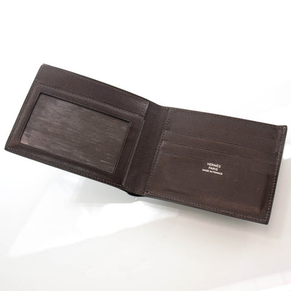 Hermes Mens Evergrain Leather Billfold Wallet Ebene 5 of 8