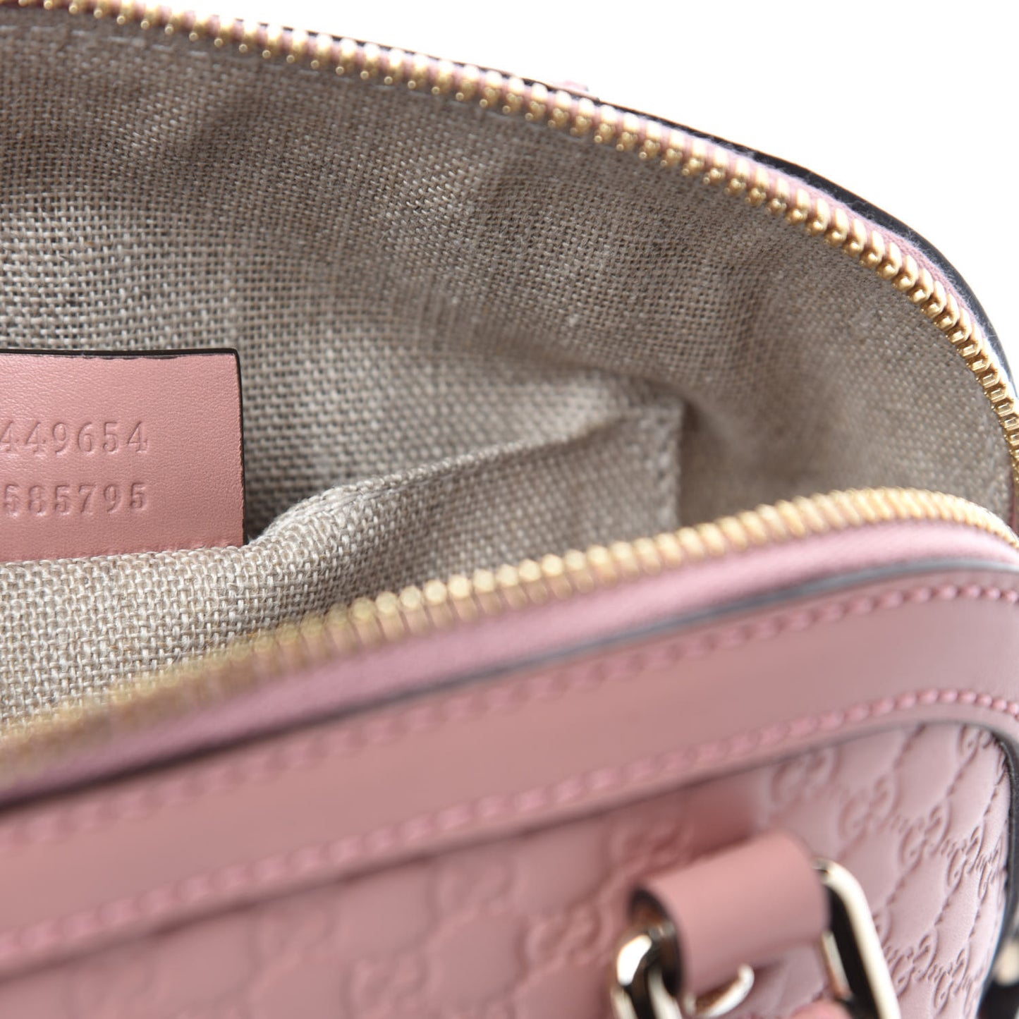 Microguccissima Mini Dome Bag Soft Pink