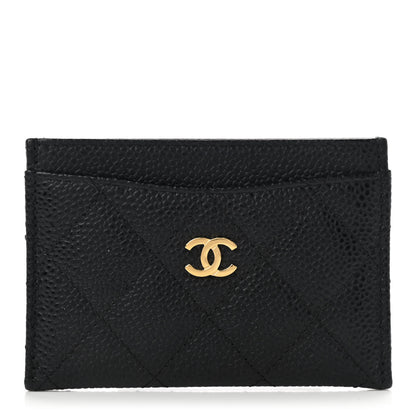 Chanel Caviar Quilted Card Holder Black 1 of 8
