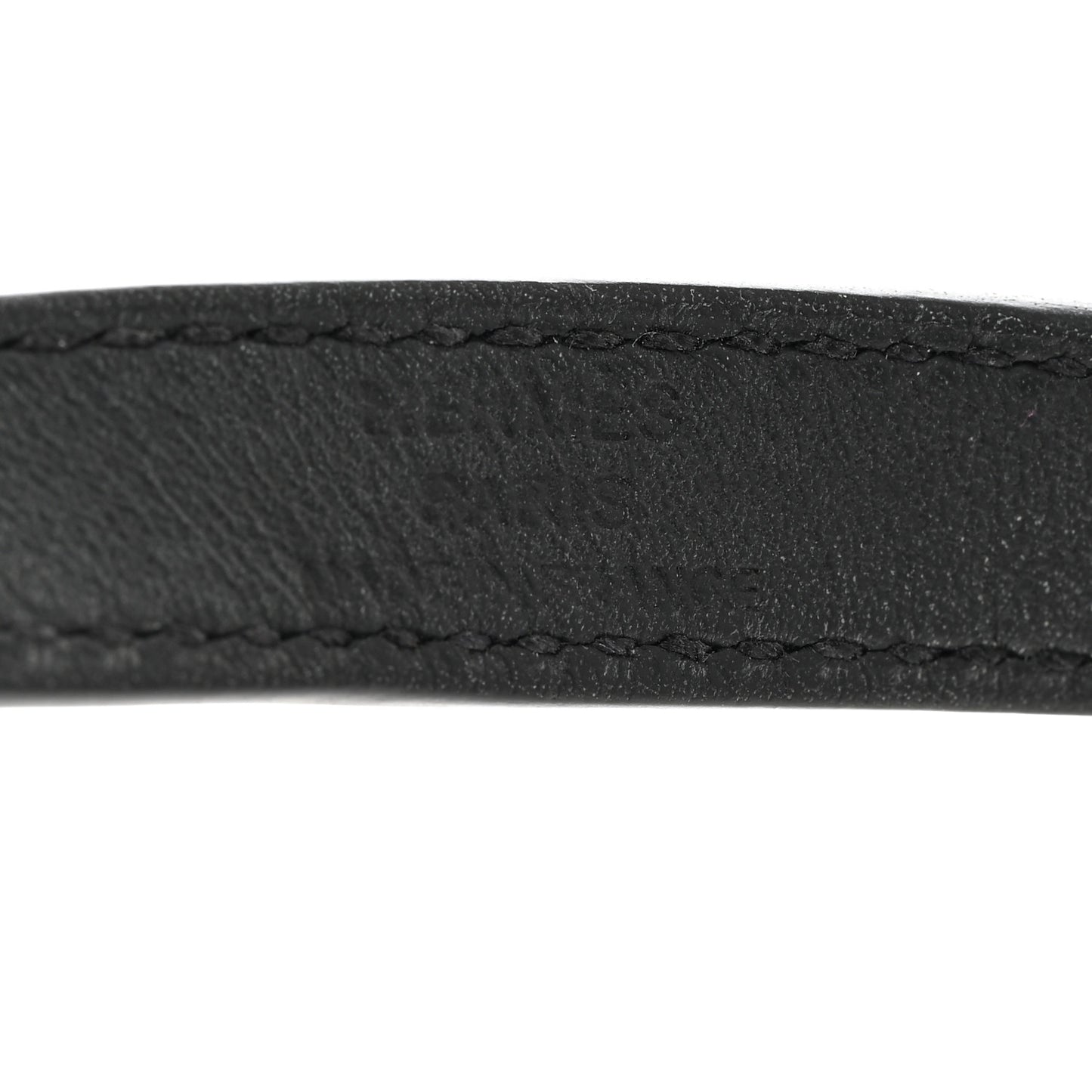 Epsom Kelly Double Tour Bracelet M Black