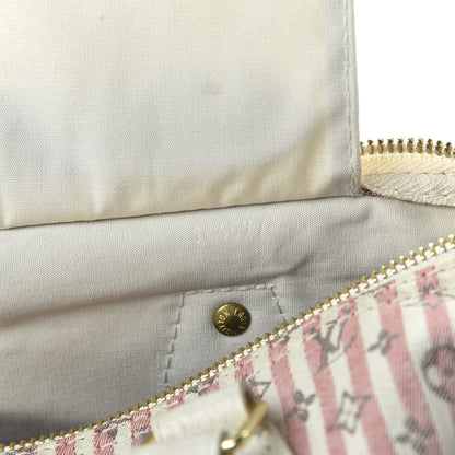 Louis Vuitton Mini Lin Croisette Speedy 30 Rouge 9 of 10