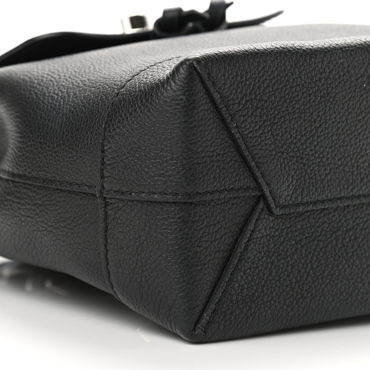 Louis Vuitton Calfskin Lockme Mini Backpack Black 8 of 10