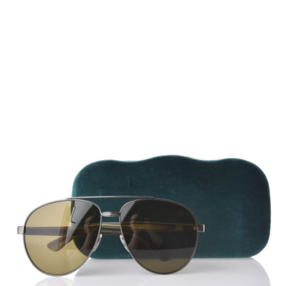 Gucci Aviator Sunglasses GG0054S Grey Green 7 of 7