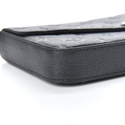 Louis Vuitton Empreinte Pochette Felicie Chain Wallet Black 11 of 12