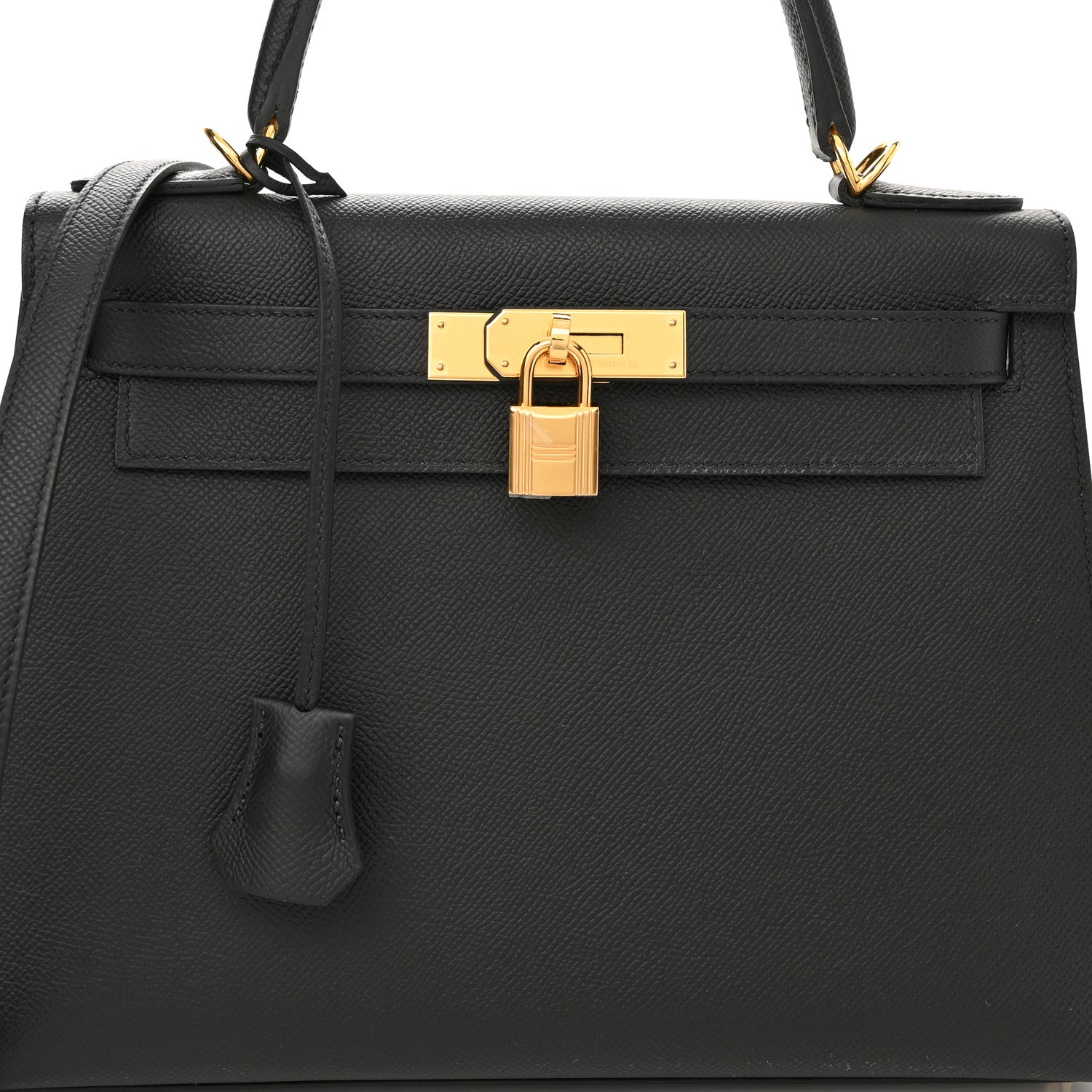 Hermes Epsom Kelly Sellier 28 Black 8 of 12