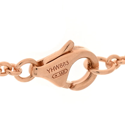 Cartier 18K Pink Gold Interlocking LOVE Necklace 4 of 6