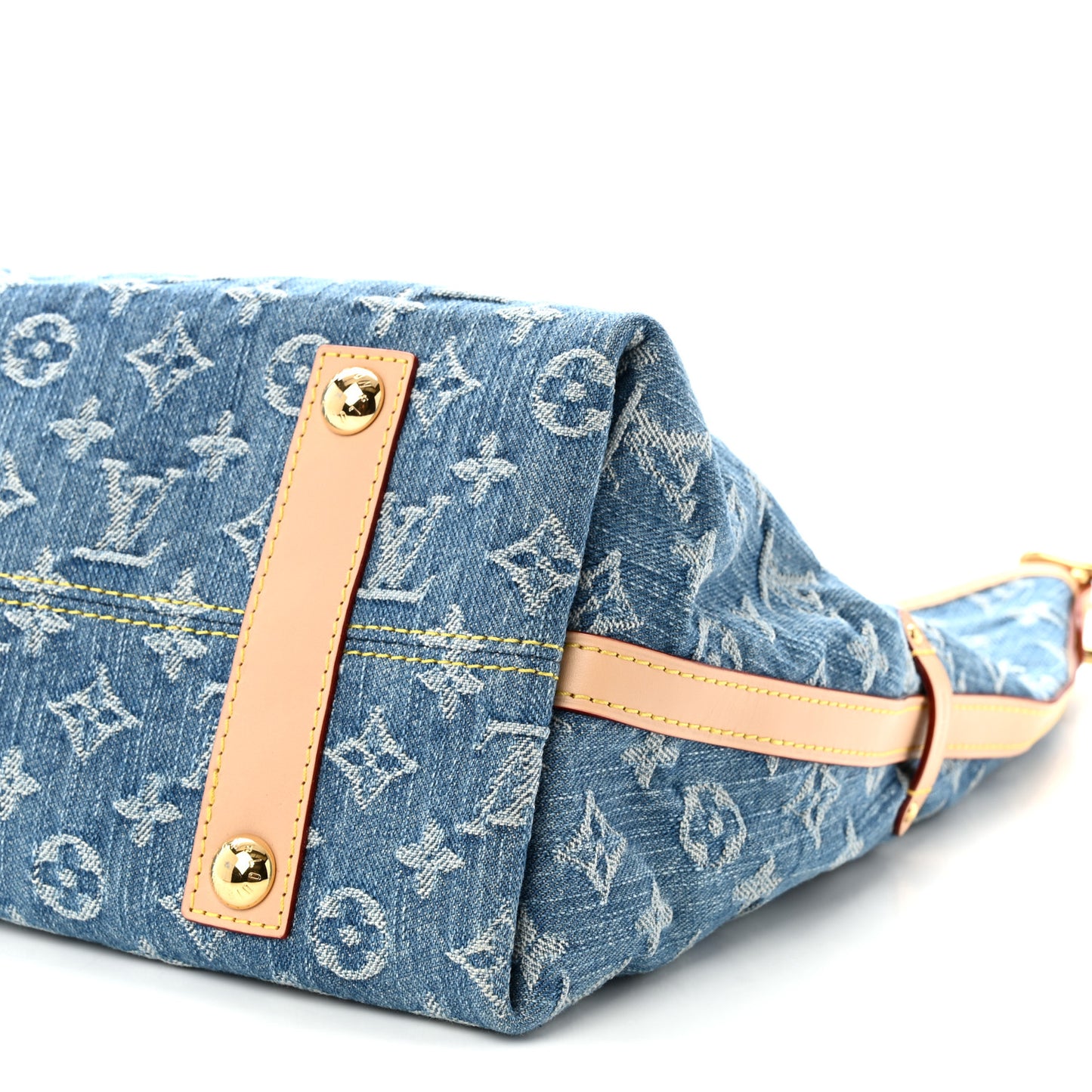 Monogram Denim CarryAll MM Blue