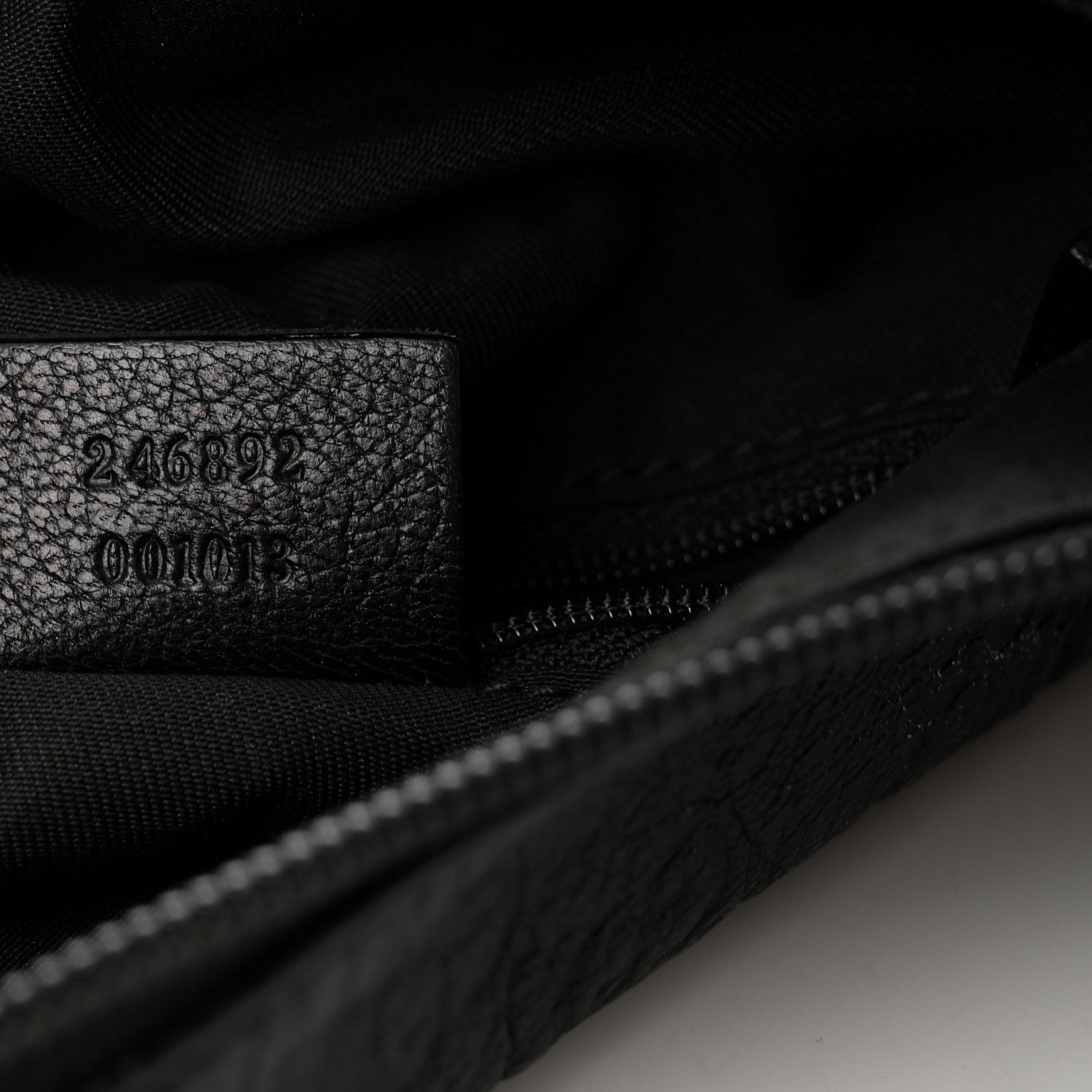 Gucci Guccissima Monogram Hobo Black 7 of 12