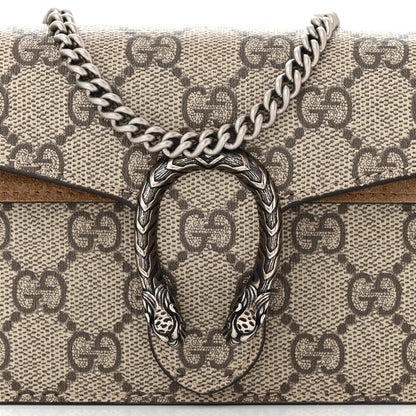 Gucci GG Supreme Monogram Super Mini Dionysus Shoulder Bag Taupe 7 of 11