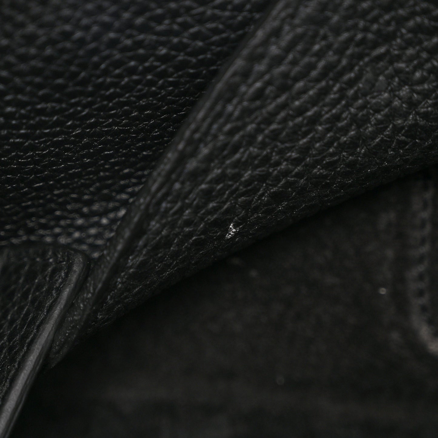 Grained Calfskin Small Supple Sac De Jour Black