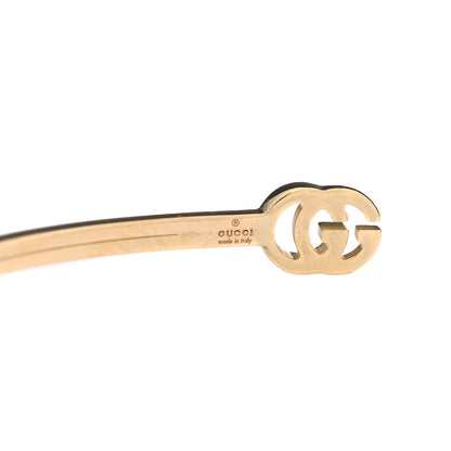 Gucci 18K Yellow Gold GG Running Cuff Bracelet 3 of 4