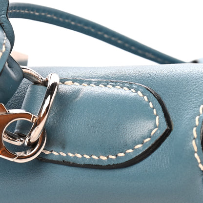 Hermes Swift Kelly Retourne 28 Blue Jean 7 of 14