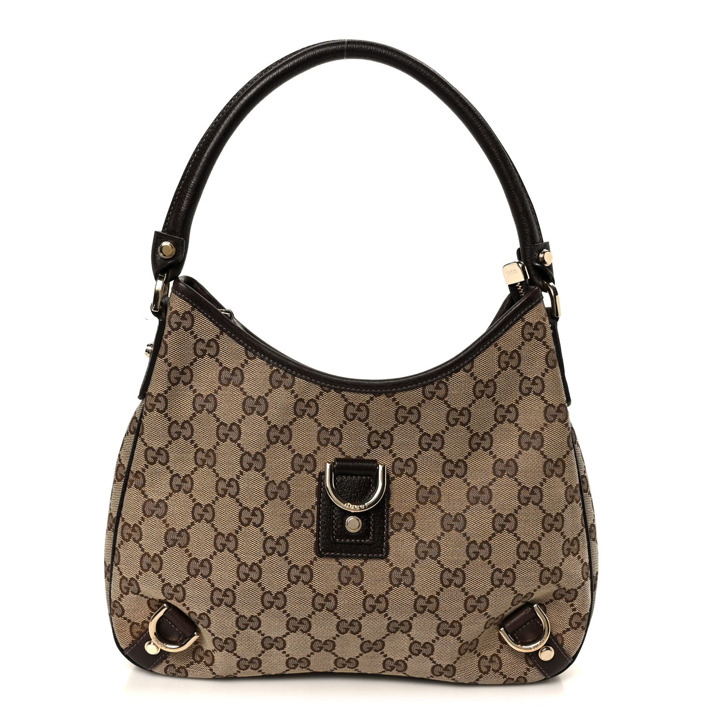 Monogram Medium Abbey D Ring Hobo Brown