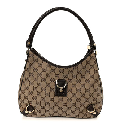 Gucci Monogram Medium Abbey D Ring Hobo Brown 1 of 10