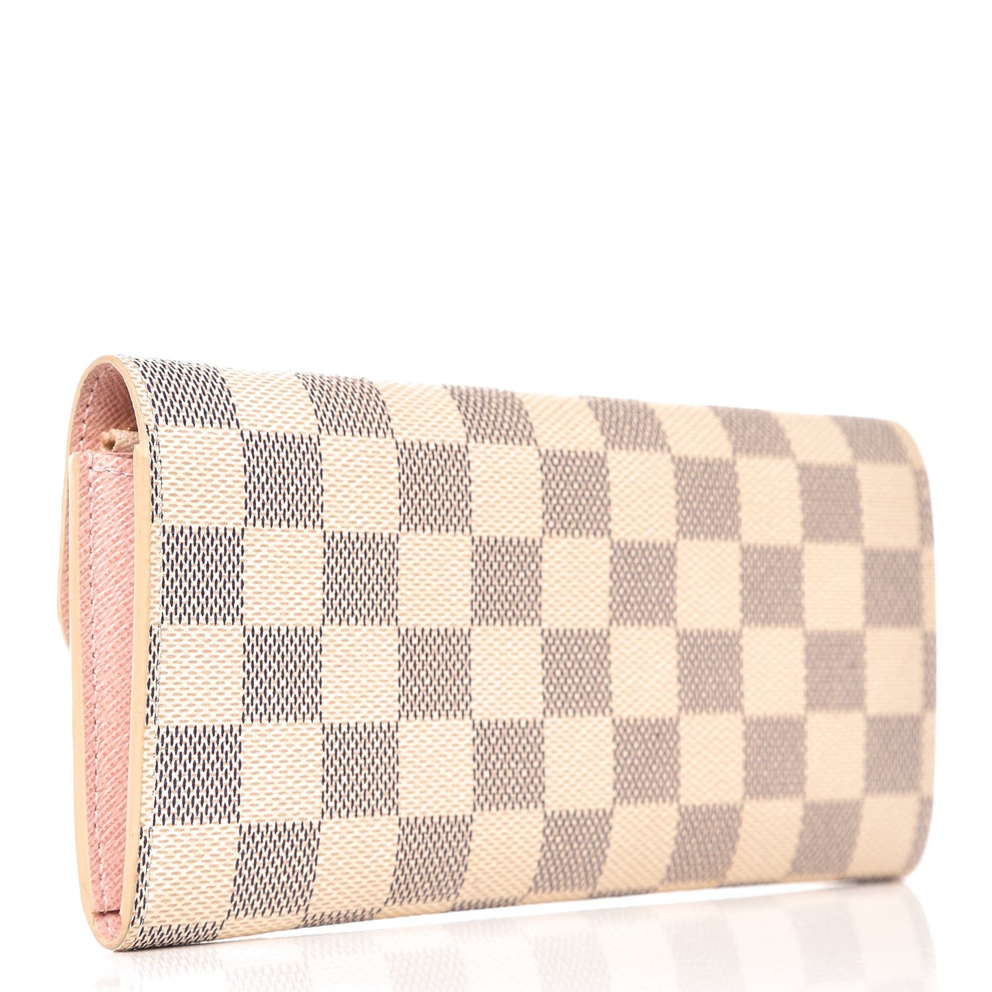 Damier Azur Emilie Wallet Rose Ballerine
