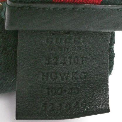 Gucci Canvas Torchon Double G Web Belt 100 40 Verde 3 of 3