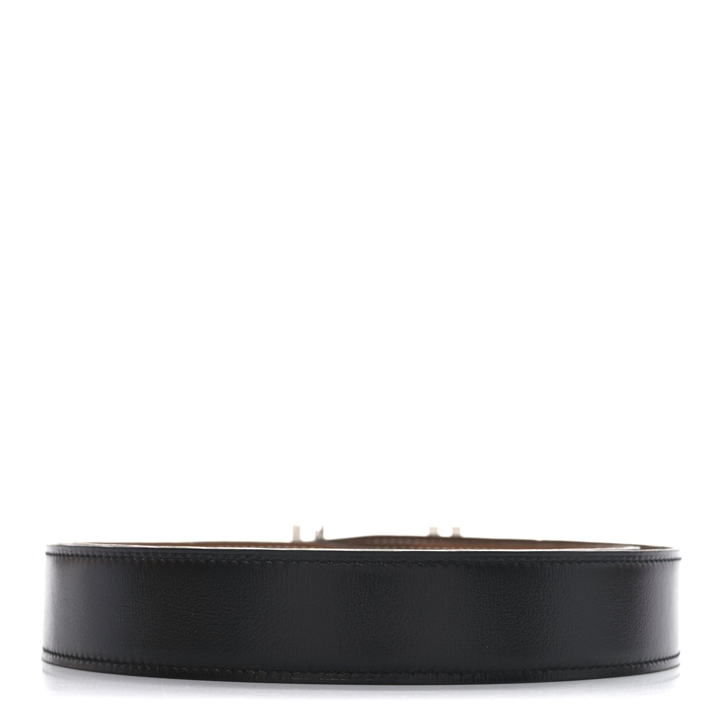 Box Togo 32mm Au Carre H Belt 95 Black Gold