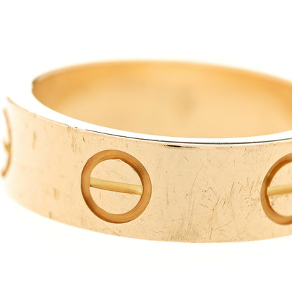 Cartier 18K Yellow Gold 5.5mm LOVE Ring 50 5.25 6 of 6