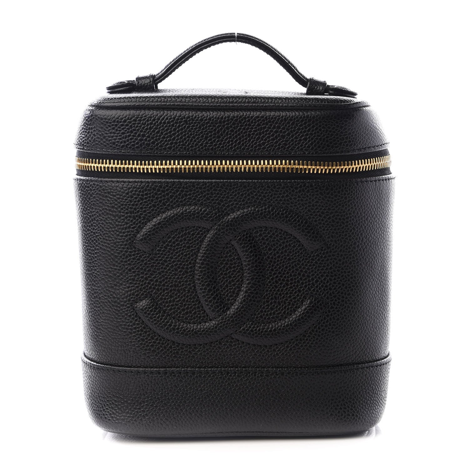 Chanel Caviar Cosmetic Vanity Bag Black 1 of 11