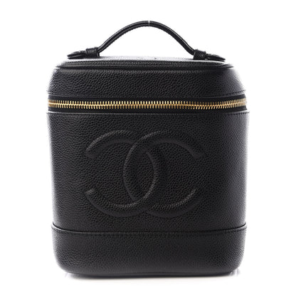 Chanel Caviar Cosmetic Vanity Bag Black 1 of 11