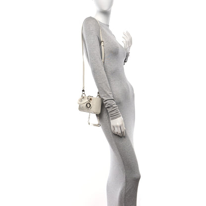 Christian Dior Lambskin Cannage Micro Lady D-Joy Latte 3 of 11