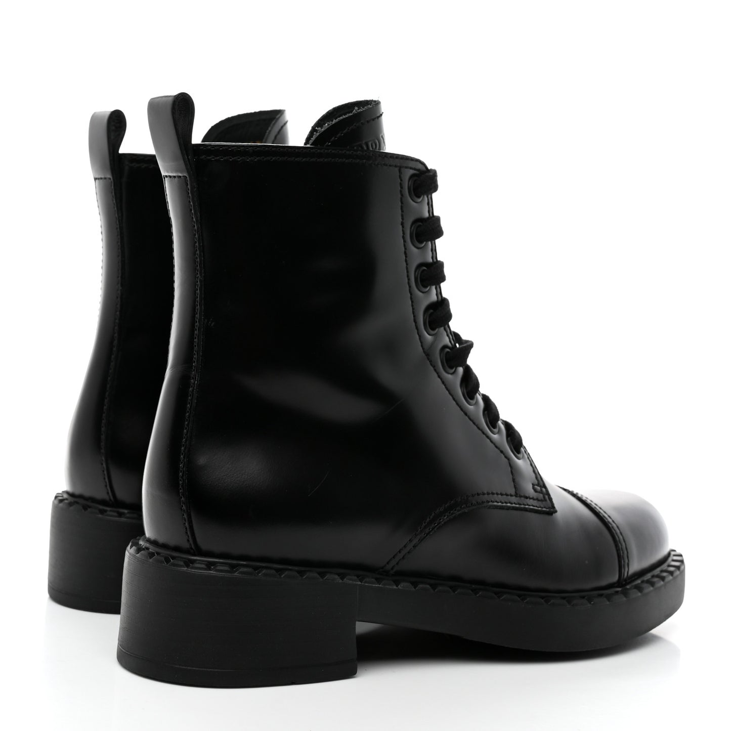 Spazzolato Chocolate 50mm Combat Boots 36 Black