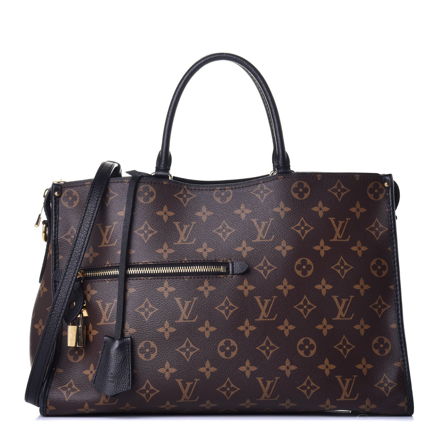 Louis Vuitton Monogram Popincourt MM Black 1 of 9