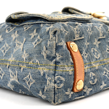 Louis Vuitton Denim Baggy GM Blue 8 of 11