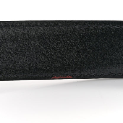 Celine Box Calfskin Small 25mm Triomphe Belt 75 30 Black 8 of 11