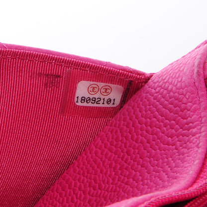 Chanel Iridescent Caviar Wallet on Chain WOC Hot Pink 8 of 8
