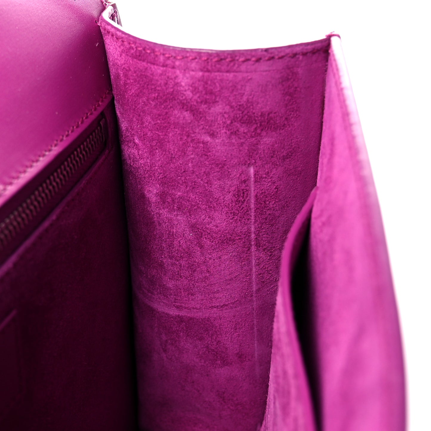 Smooth Calfskin Le Carre Shoulder Bag Purple